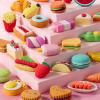 imageMr Pen Food Erasers Erasers 30Pcs Puzzle Erasers Take Apart Erasers Fruit Erasers Pull Apart Erasers Erasers for Kids Fun Erasers Gifts for Kids Easter Egg FillersBright 2