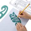 imageMr Pen French Curve Large Circle Template and Ellipse Template 6 Pc Curve Ruler Drawing Tools Drafting Tools Geometry Template Drawing Templates Architectural Templates Journaling Supplies