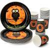 imageMr Pen Halloween Party Set 48 Pcs  Plates ampamp Cups Dessert TablewareOwl Set