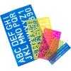 imageMr Pen Letters and Numbers Alphabet Templates Letter Stencils Pack of 5