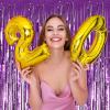 imageMr Pen Metallic Foil Curtains Purple Backdrop 33 x 83ft Purple Tinsel Backdrop Foil Fringe Curtains Party Decorations Tinsel Curtain Backdrop Foil Curtain Backdrop Birthday Door DecorationPurple