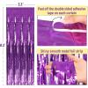 imageMr Pen Metallic Foil Curtains Purple Backdrop 33 x 83ft Purple Tinsel Backdrop Foil Fringe Curtains Party Decorations Tinsel Curtain Backdrop Foil Curtain Backdrop Birthday Door DecorationPurple