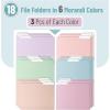 imageMr Pen Pastel Poly File Folders 13 Cut Tab 6 Pack Letter Size Colored Letter Office Supplies File FoldersMorandi Colors