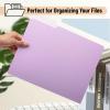 imageMr Pen Pastel Poly File Folders 13 Cut Tab 6 Pack Letter Size Colored Letter Office Supplies File FoldersPastel Colors