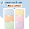 imageMr Pen Pastel Poly File Folders 13 Cut Tab 6 Pack Letter Size Colored Letter Office Supplies File FoldersPastel Colors