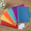 imageMr Pen Pastel Poly File Folders 13 Cut Tab 6 Pack Letter Size Colored Letter Office Supplies File FoldersVibrant Colors