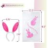 imageMr Pen Potato Sack Race Bags for Kids Adults 382quot x 235quot 6 Pack with 6 Bunny Ears Headbands Sacks for Sack Race Easter Sack Race Potato Sacks for Races Easter Egg Fillers