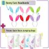 imageMr Pen Potato Sack Race Bags for Kids Adults 382quot x 235quot 6 Pack with 6 Bunny Ears Headbands Sacks for Sack Race Easter Sack Race Potato Sacks for Races Easter Egg Fillers