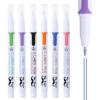 imageMr Pen Double Line Pen 6 Pack Assorted Colors Outline Pen Two Color Pen Two Line Pens 3d Drawing Pen 3d Writing Pen 2 Line Pens Double Line Marker Pens Double Line Pens for Art