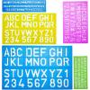 imageMr Pen Letters and Numbers Alphabet Templates Letter Stencils Pack of 5