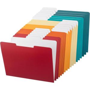 imageMr Pen Pastel Poly File Folders 13 Cut Tab 6 Pack Letter Size Colored Letter Office Supplies File FoldersRetro Colors