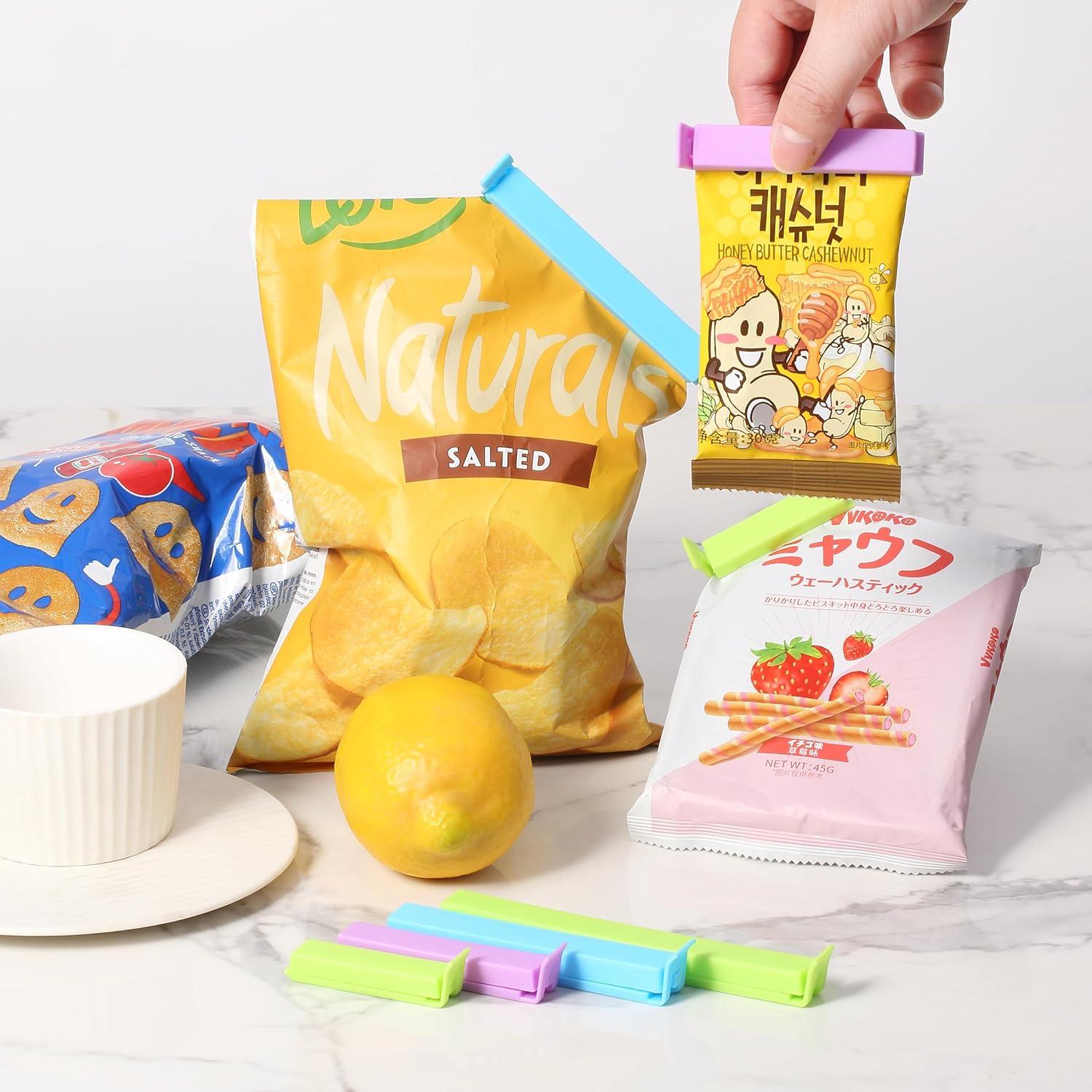 imageMr Pen Food Bag Sealing Clips 40pcs 4 Sizes Colorful Chip Clips Bag Clips Food Clips Bag Clips for Food Chip Clip Bag Clips for Chips Clips Chip Bag Clip Clips for Chips and Other Food Bags