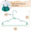 imageMr Pen Kids Plastic Hangers  10 Pack Yellow Perfect for Childrens ClothesGreen