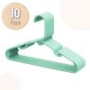 imageMr Pen Kids Plastic Hangers  10 Pack Yellow Perfect for Childrens ClothesGreen