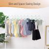 imageMr Pen Kids Plastic Hangers  10 Pack Yellow Perfect for Childrens ClothesGreen
