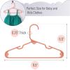 imageMr Pen Kids Plastic Hangers  10 Pack Yellow Perfect for Childrens ClothesOrange