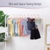 imageMr Pen Kids Plastic Hangers  10 Pack Yellow Perfect for Childrens ClothesOrange