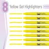 imageMr Pen No Bleed Gel Bible Highlighters Yellow Pack of 8 Fluorescent Gel Highlighters
