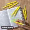 imageMr Pen No Bleed Gel Bible Highlighters Yellow Pack of 8 Fluorescent Gel Highlighters