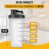imageMr Pen Shaker Bottles for Protein Mixes 28 oz Protein Shaker Bottle with Wire Whisk Ball Shaker Cup Mixer Bottle Protein Shake Bottles Protein Bottle Protein Shake BottleClear 1