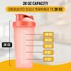imageMr Pen Shaker Bottles for Protein Mixes 28 oz Protein Shaker Bottle with Wire Whisk Ball Shaker Cup Mixer Bottle Protein Shake Bottles Protein Bottle Protein Shake BottleLight Pink