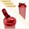 imageMr Pen Shaker Bottles for Protein Mixes 28 oz Protein Shaker Bottle with Wire Whisk Ball Shaker Cup Mixer Bottle Protein Shake Bottles Protein Bottle Protein Shake BottleRed
