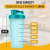 imageMr Pen Shaker Bottles for Protein Mixes 28 oz Protein Shaker Bottle with Wire Whisk Ball Shaker Cup Mixer Bottle Protein Shake Bottles Protein Bottle Protein Shake BottleLight Blue
