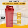 imageMr Pen Shaker Bottles for Protein Mixes 28 oz Protein Shaker Bottle with Wire Whisk Ball Shaker Cup Mixer Bottle Protein Shake Bottles Protein Bottle Protein Shake BottleRed