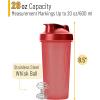 imageMr Pen Shaker Bottles for Protein Mixes 28 oz Protein Shaker Bottle with Wire Whisk Ball Shaker Cup Mixer Bottle Protein Shake Bottles Protein Bottle Protein Shake BottleRed