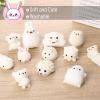 imageMr Pen Squishy Toys for Kids 12 pcs Squishy Fidget Toys Squishies for Kids Squishys Mini Squishies Squishy Animals Squishes Squishy Party Favors Mini Squishy Toys Easter Egg FillersWhite