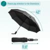 imageMr Pen Windproof Travel Umbrella Automatic Umbrellas for Rain CompactBlack