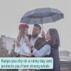 imageMr Pen Windproof Travel Umbrella Automatic Umbrellas for Rain CompactBlack