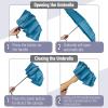 imageMr Pen Windproof Travel Umbrella Automatic Umbrellas for Rain CompactBlue