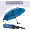 imageMr Pen Windproof Travel Umbrella Automatic Umbrellas for Rain CompactBlue