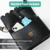 imageMr Pen Windproof Travel Umbrella Automatic Umbrellas for Rain CompactBlue Monstera