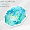 imageMr Pen Windproof Travel Umbrella Automatic Umbrellas for Rain CompactBlue Monstera