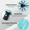imageMr Pen Windproof Travel Umbrella Automatic Umbrellas for Rain CompactBlue Monstera