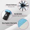 imageMr Pen Windproof Travel Umbrella Automatic Umbrellas for Rain CompactBlue Stripes