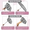 imageMr Pen Windproof Travel Umbrella Automatic Umbrellas for Rain CompactCool Gray