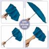imageMr Pen Windproof Travel Umbrella Automatic Umbrellas for Rain CompactCyan Blue