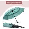 imageMr Pen Windproof Travel Umbrella Automatic Umbrellas for Rain CompactGreen