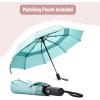 imageMr Pen Windproof Travel Umbrella Automatic Umbrellas for Rain CompactLight Blue