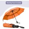 imageMr Pen Windproof Travel Umbrella Automatic Umbrellas for Rain CompactOrange