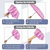 imageMr Pen Windproof Travel Umbrella Automatic Umbrellas for Rain CompactPastel Magenta