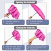 imageMr Pen Windproof Travel Umbrella Automatic Umbrellas for Rain CompactPink Blossom