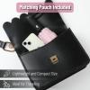 imageMr Pen Windproof Travel Umbrella Automatic Umbrellas for Rain CompactPink Stripes