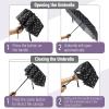 imageMr Pen Windproof Travel Umbrella Automatic Umbrellas for Rain CompactPolka Dots