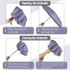 imageMr Pen Windproof Travel Umbrella Automatic Umbrellas for Rain CompactPurple