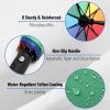 imageMr Pen Windproof Travel Umbrella Automatic Umbrellas for Rain CompactRainbow Ray