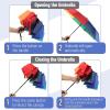 imageMr Pen Windproof Travel Umbrella Automatic Umbrellas for Rain CompactRainbow Ray